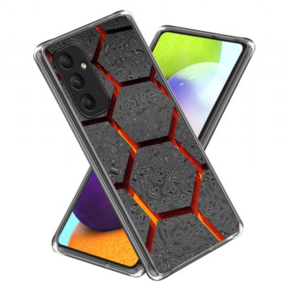Kryt Samsung Galaxy A55 5g Geometric Dark