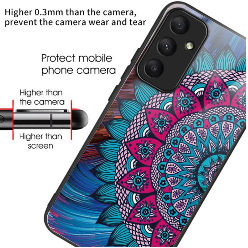 Kryt Samsung Galaxy A55 5g Kryty Na Mobil Mandala Tvrzené Sklo