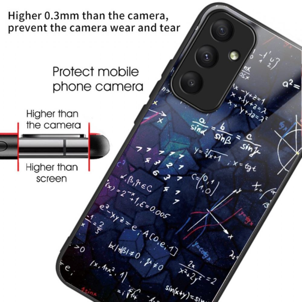 Kryt Samsung Galaxy A55 5g Rovnice Z Tvrzeného Skla