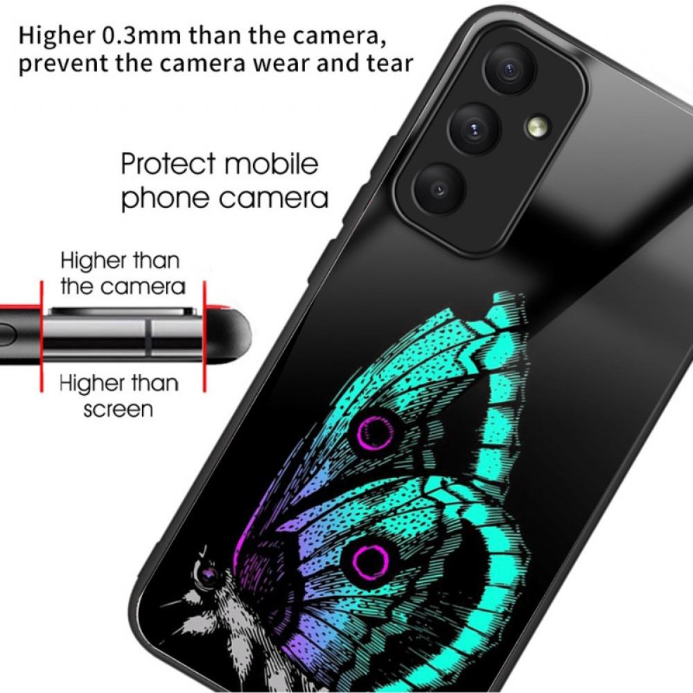 Kryt Samsung Galaxy A55 5g Tvrzené Sklo Green Butterfly