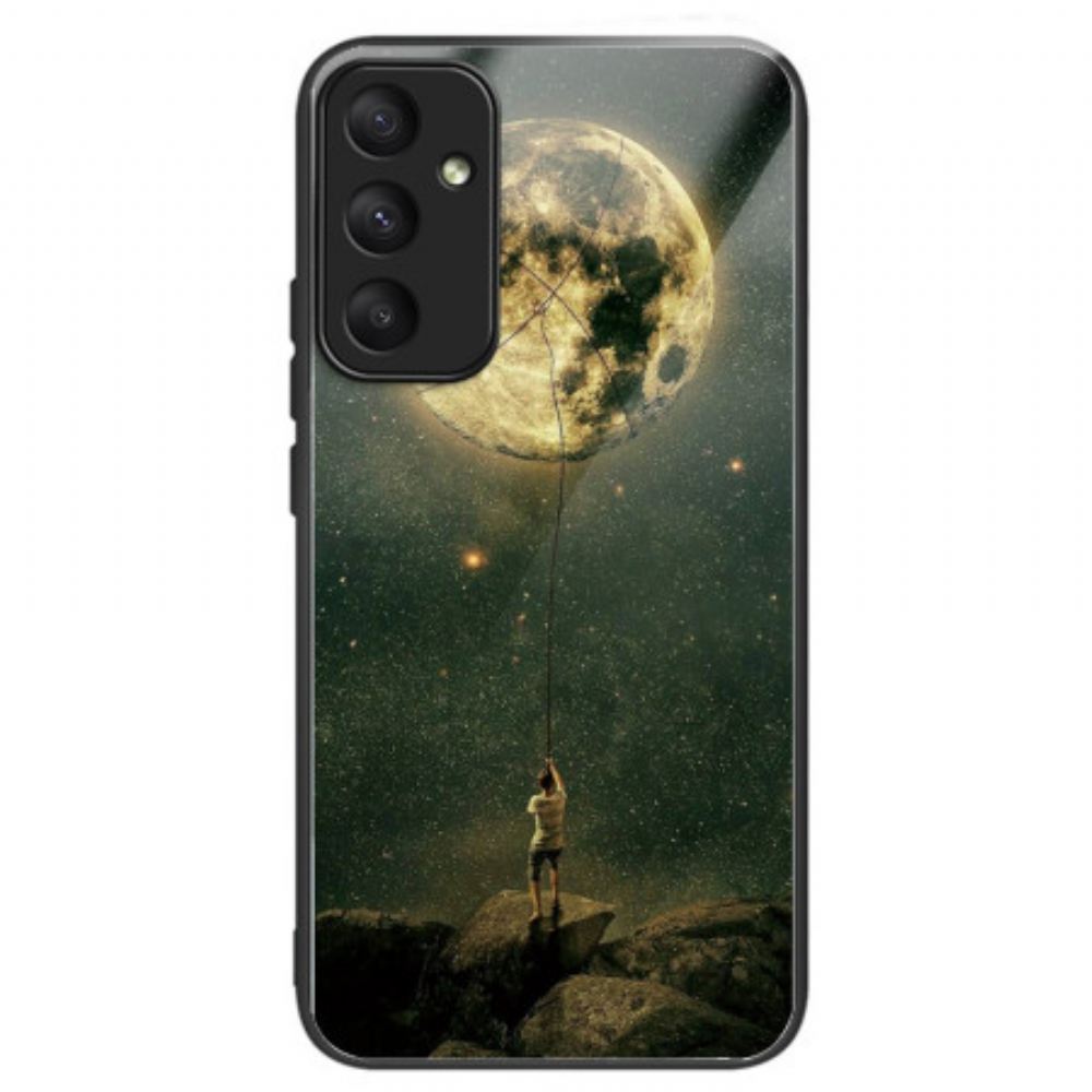 Kryt Samsung Galaxy A55 5g Tvrzené Sklo Člověk A Měsíc