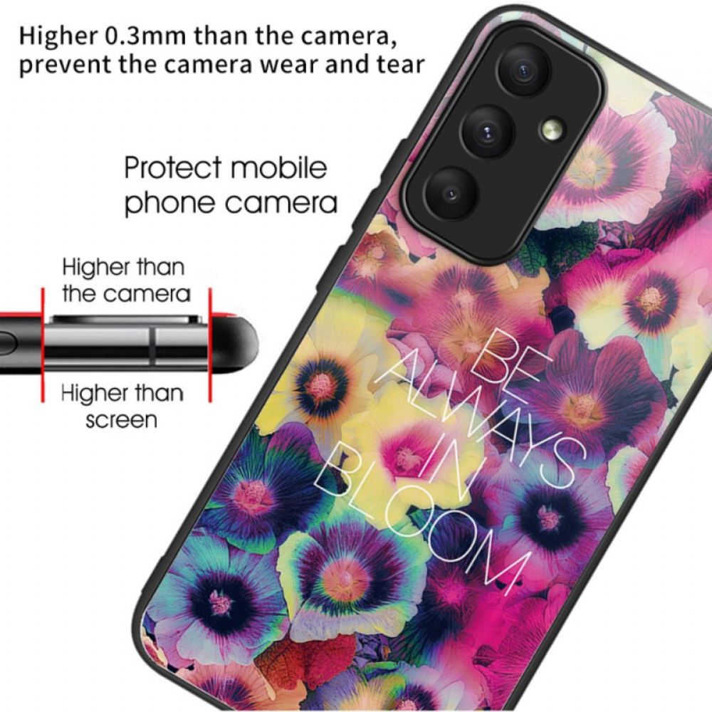 Kryt Samsung Galaxy A55 5g Vždy V Květu Tvrzené Sklo