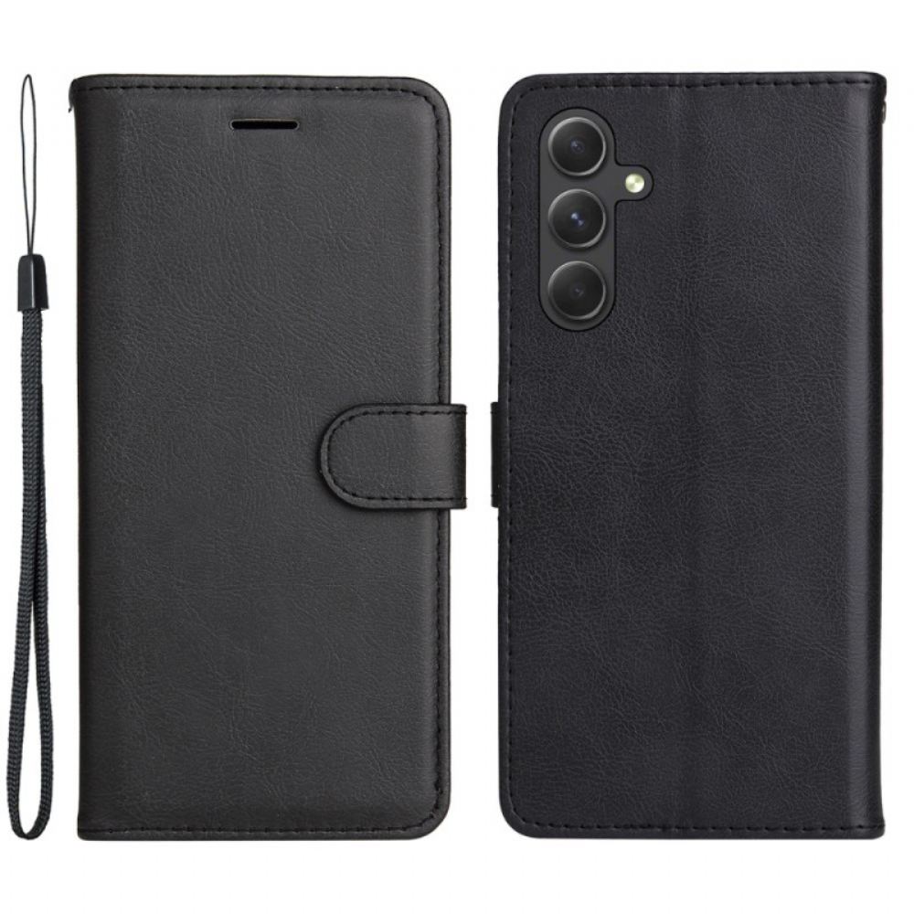 Peněženková Pouzdra Samsung Galaxy A55 5g Obyčejný S Popruhem