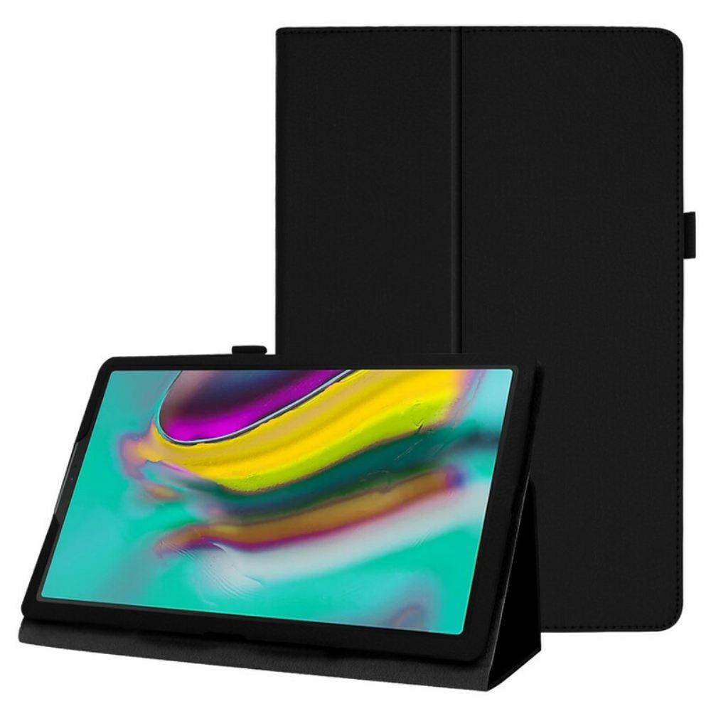Flipové Pouzdro Na Samsung Galaxy Tab A 10.1 (2019) 2 Chlopně Z Umělé Kůže Litchi