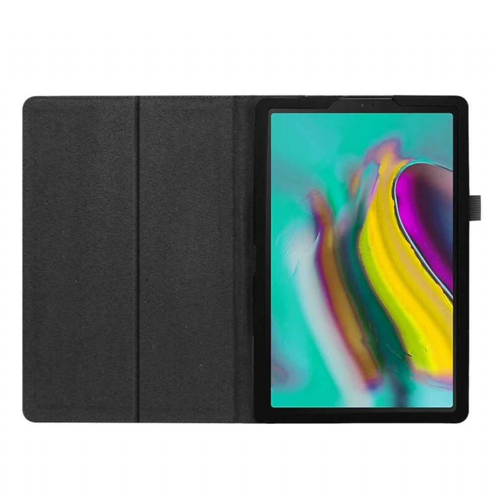 Flipové Pouzdro Na Samsung Galaxy Tab A 10.1 (2019) 2 Chlopně Z Umělé Kůže Litchi