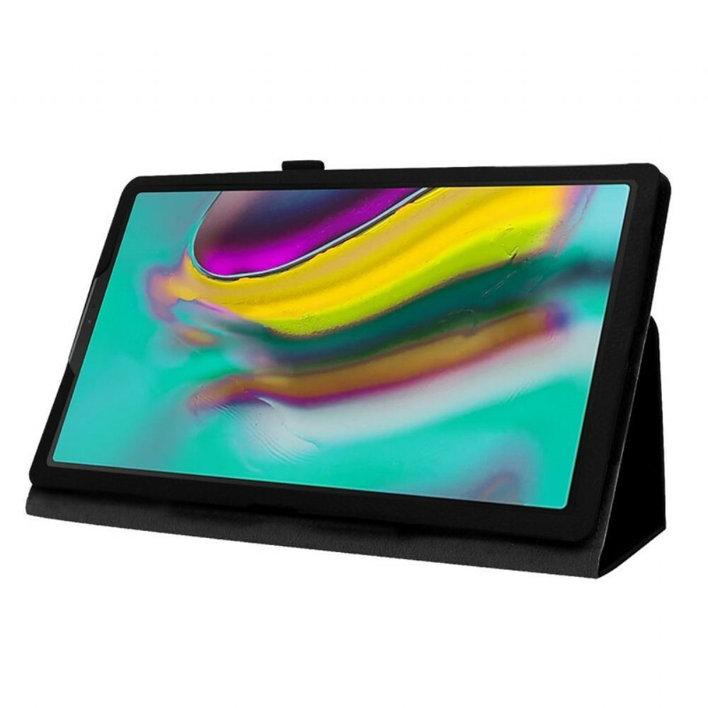 Flipové Pouzdro Na Samsung Galaxy Tab A 10.1 (2019) 2 Chlopně Z Umělé Kůže Litchi