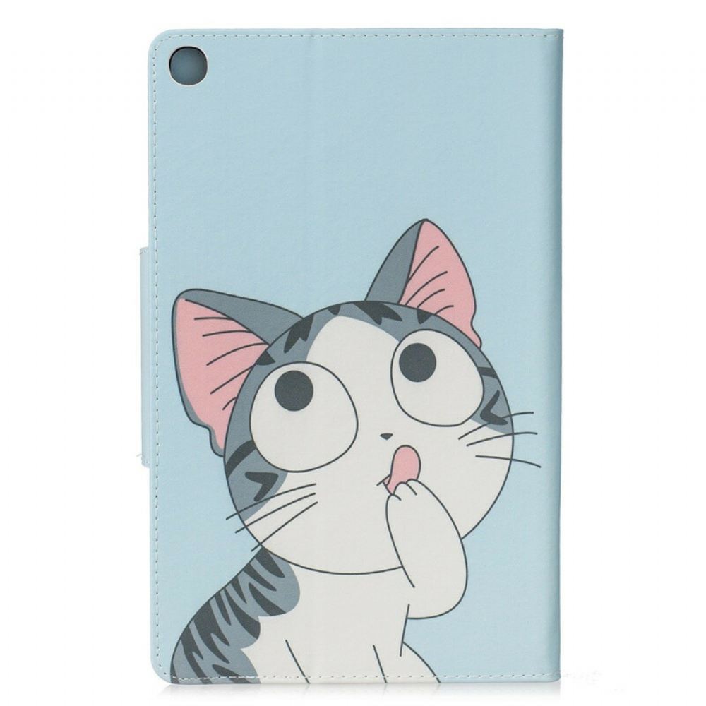 Flipové Pouzdro Na Samsung Galaxy Tab A 10.1 (2019) Design Spony Pro Kočky
