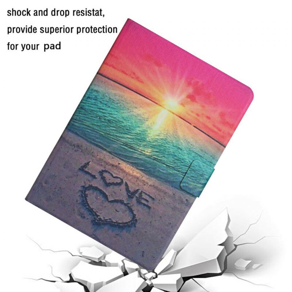 Flipové Pouzdro Na Samsung Galaxy Tab A 10.1 (2019) Láska Při Západu Slunce