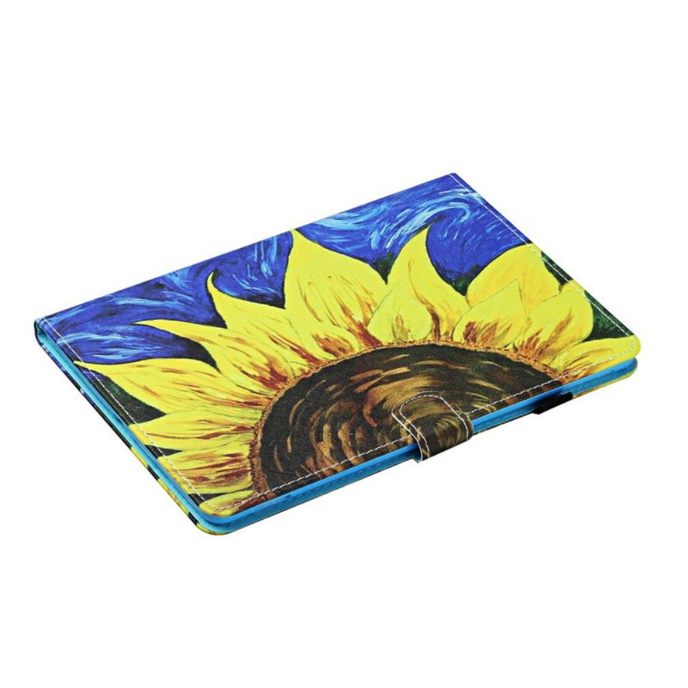 Flipové Pouzdro Na Samsung Galaxy Tab A 10.1 (2019) Malovaná Slunečnice