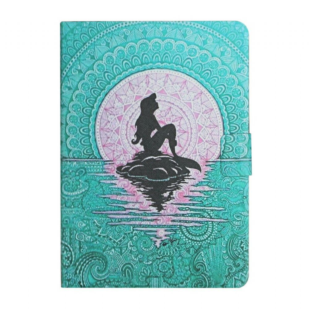 Flipové Pouzdro Na Samsung Galaxy Tab A 10.1 (2019) Mandala Mořské Panny
