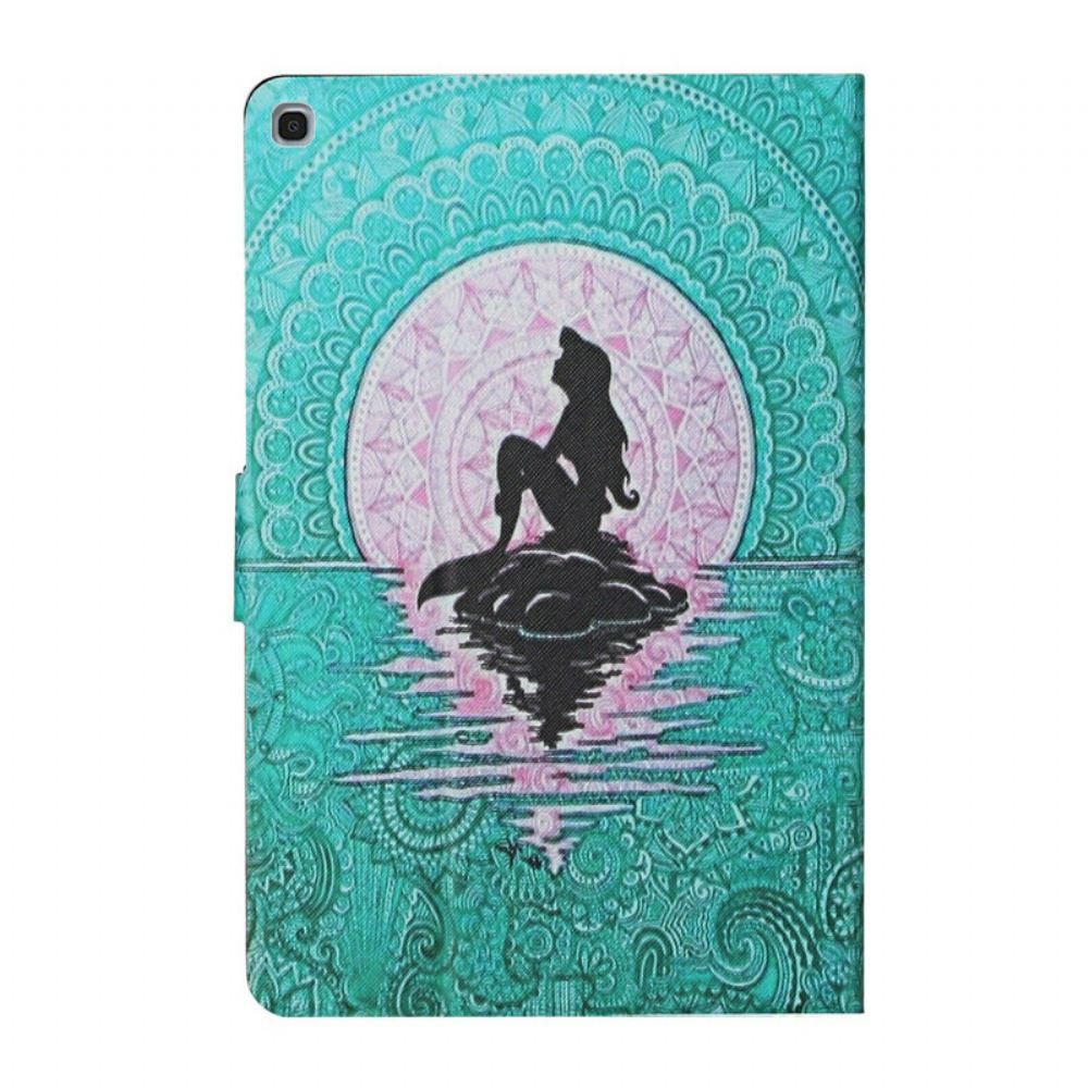 Flipové Pouzdro Na Samsung Galaxy Tab A 10.1 (2019) Mandala Mořské Panny