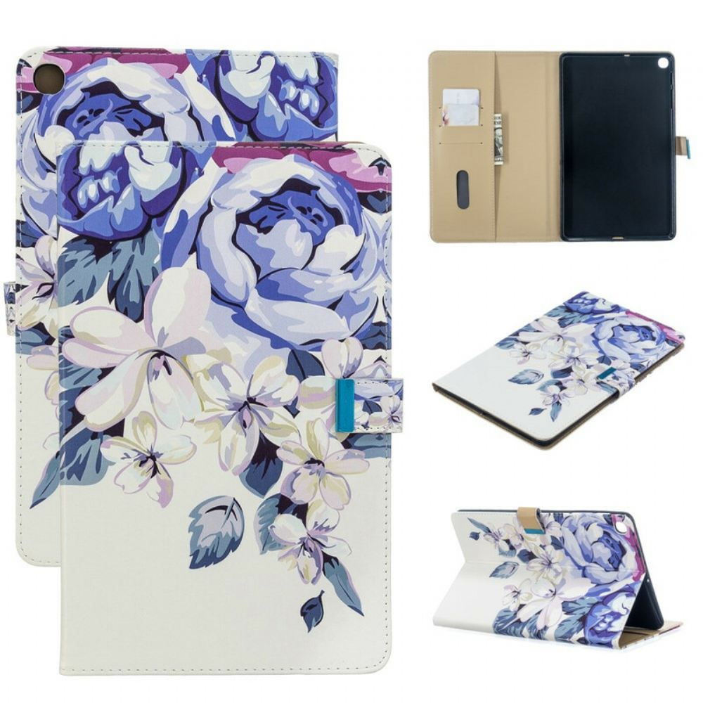 Flipové Pouzdro Na Samsung Galaxy Tab A 10.1 (2019) Pouze Květiny
