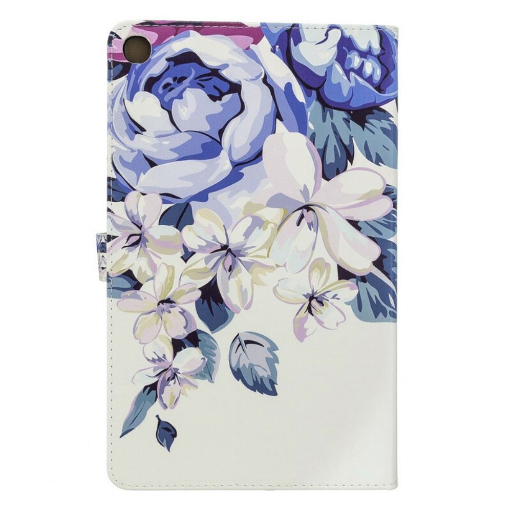 Flipové Pouzdro Na Samsung Galaxy Tab A 10.1 (2019) Pouze Květiny