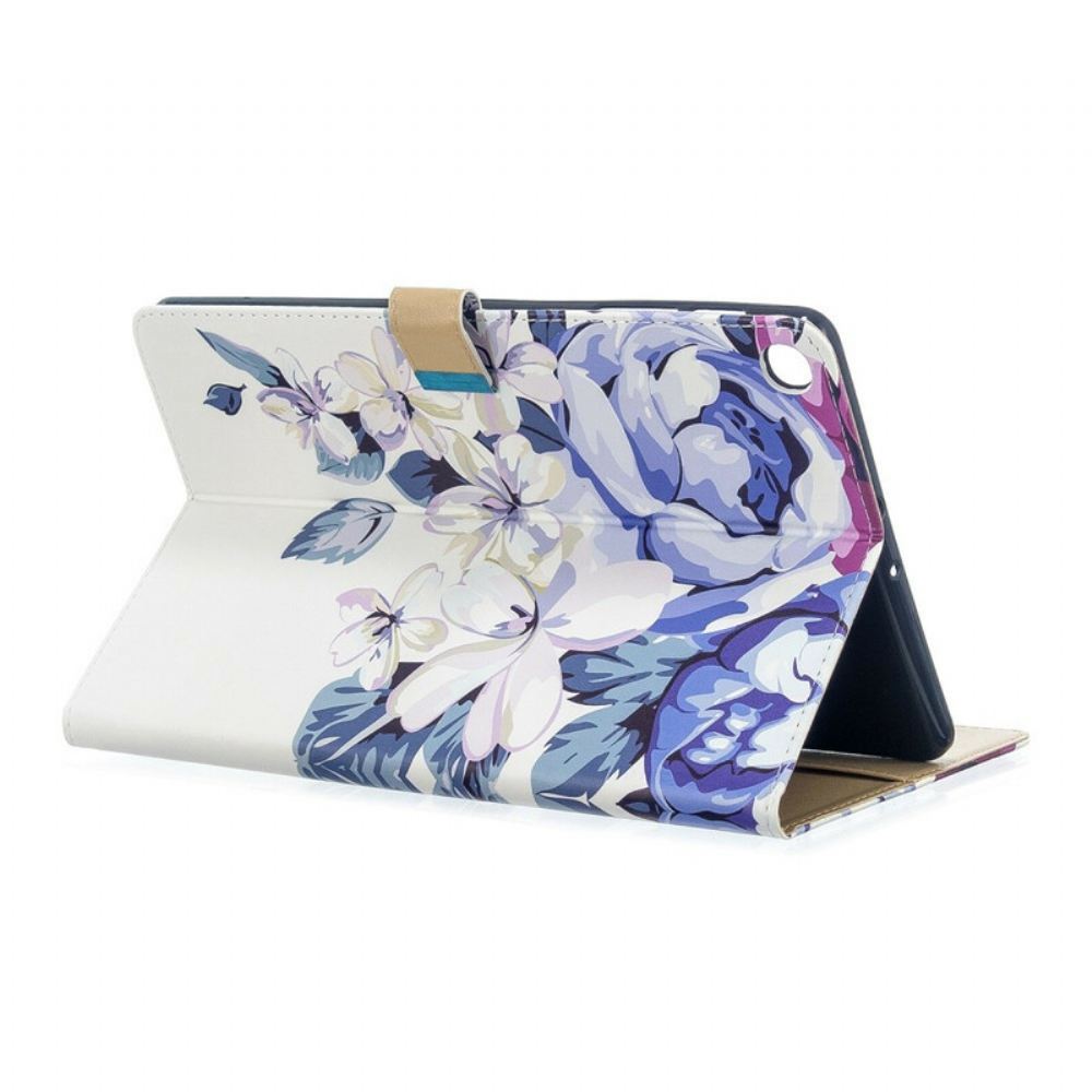 Flipové Pouzdro Na Samsung Galaxy Tab A 10.1 (2019) Pouze Květiny