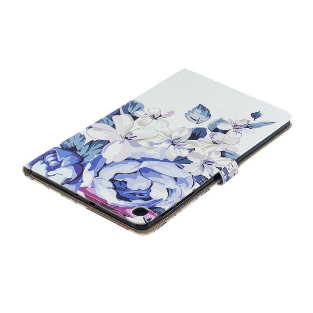 Flipové Pouzdro Na Samsung Galaxy Tab A 10.1 (2019) Pouze Květiny