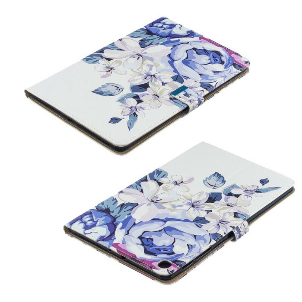 Flipové Pouzdro Na Samsung Galaxy Tab A 10.1 (2019) Pouze Květiny