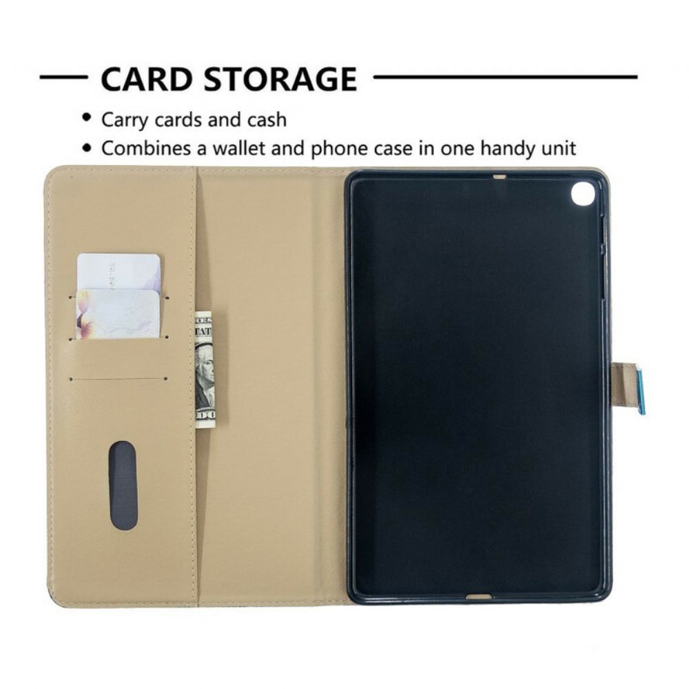 Flipové Pouzdro Na Samsung Galaxy Tab A 10.1 (2019) Pouze Květiny