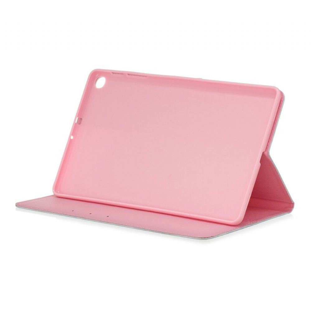 Flipové Pouzdro Na Samsung Galaxy Tab A 10.1 (2019) Roztomilé Kotě