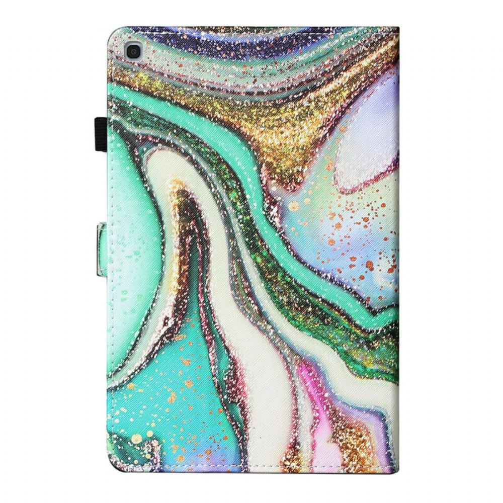 Kožené Pouzdro Na Samsung Galaxy Tab A 10.1 (2019) Umělecké