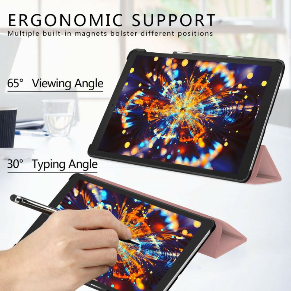 Kryty Na Mobil Na Samsung Galaxy Tab A 10.1 (2019) Trojité Přeložení Vyztužené Rohy