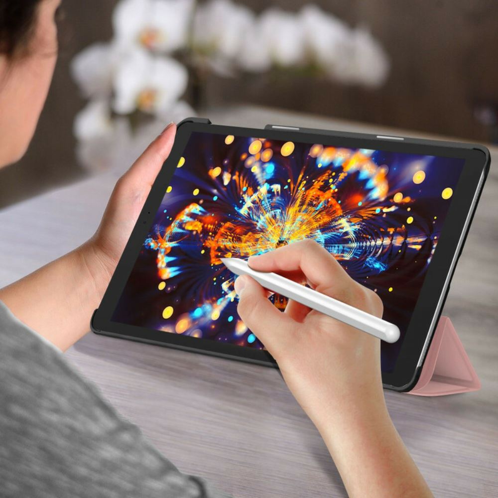 Kryty Na Mobil Na Samsung Galaxy Tab A 10.1 (2019) Trojité Přeložení Vyztužené Rohy