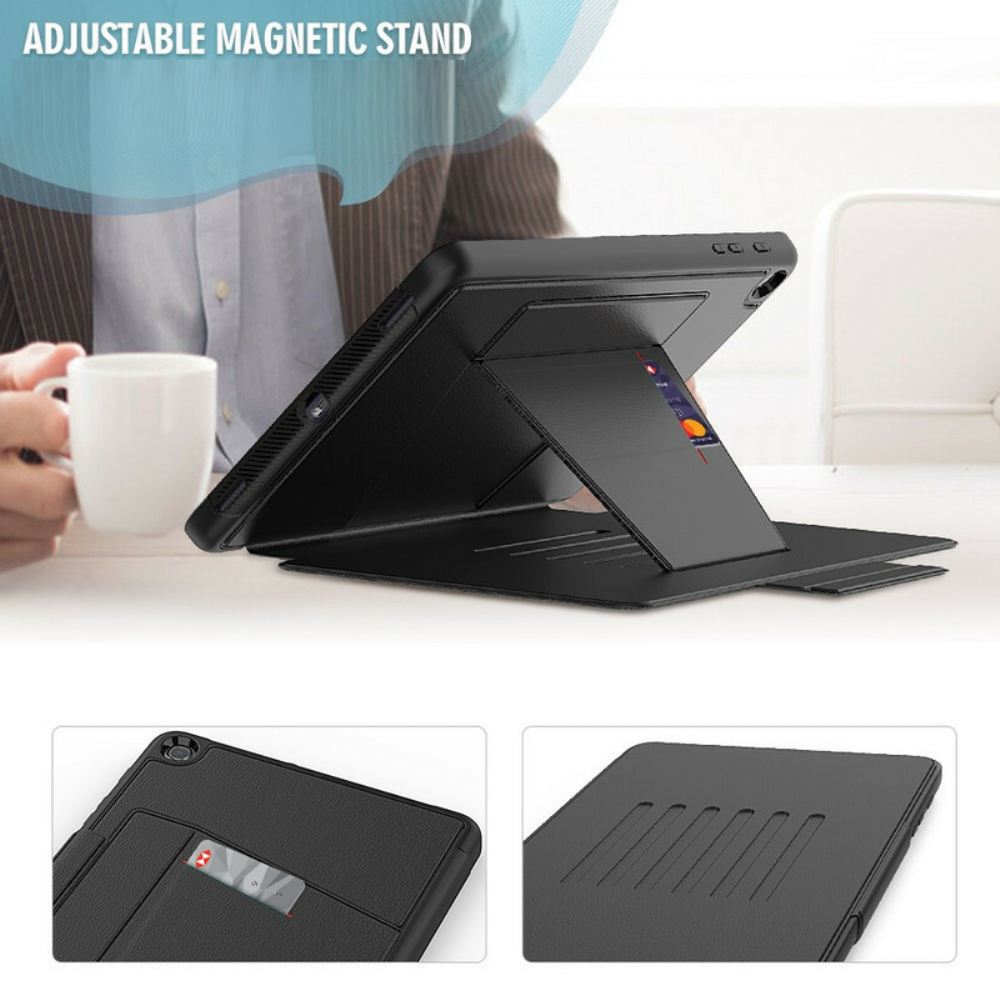 Pouzdra Na Samsung Galaxy Tab A 10.1 (2019) Magnetická Víceúhlová Podpěra