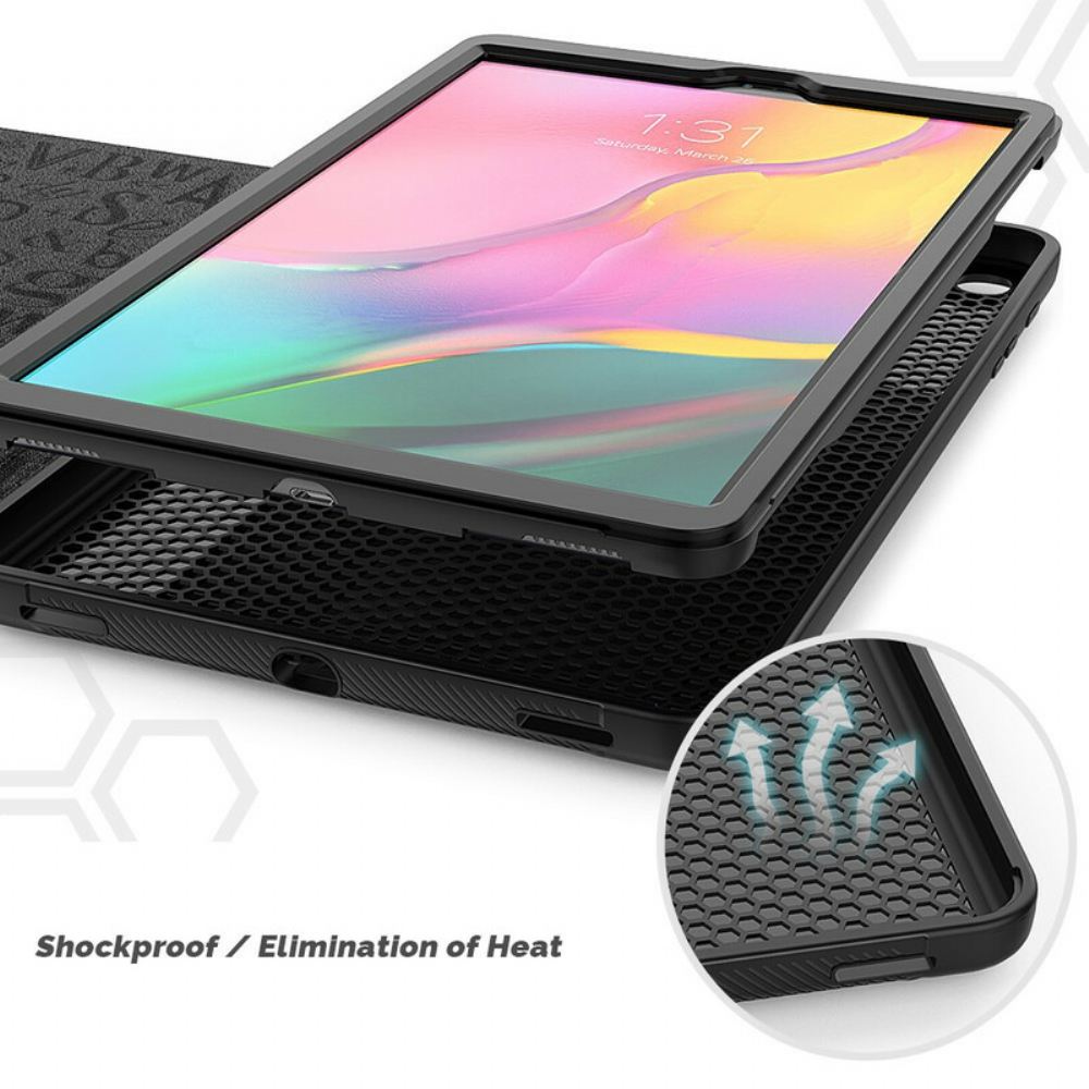Pouzdra Na Samsung Galaxy Tab A 10.1 (2019) Magnetická Víceúhlová Podpěra