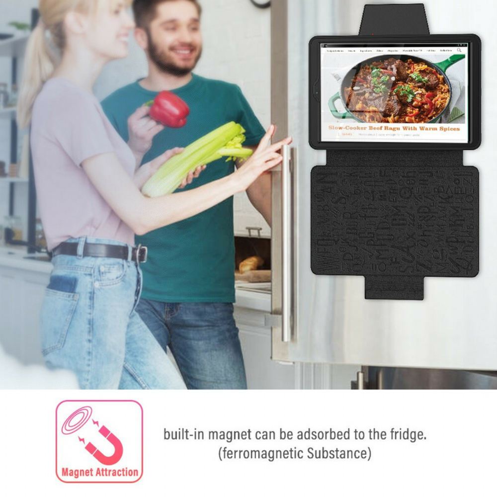 Pouzdra Na Samsung Galaxy Tab A 10.1 (2019) Magnetická Víceúhlová Podpěra