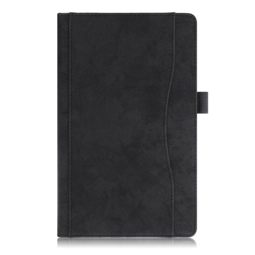 Pouzdra Na Samsung Galaxy Tab A 10.1 (2019) Obchodní Kožený Efekt