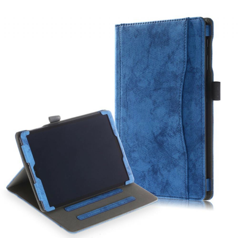 Pouzdra Na Samsung Galaxy Tab A 10.1 (2019) Obchodní Kožený Efekt
