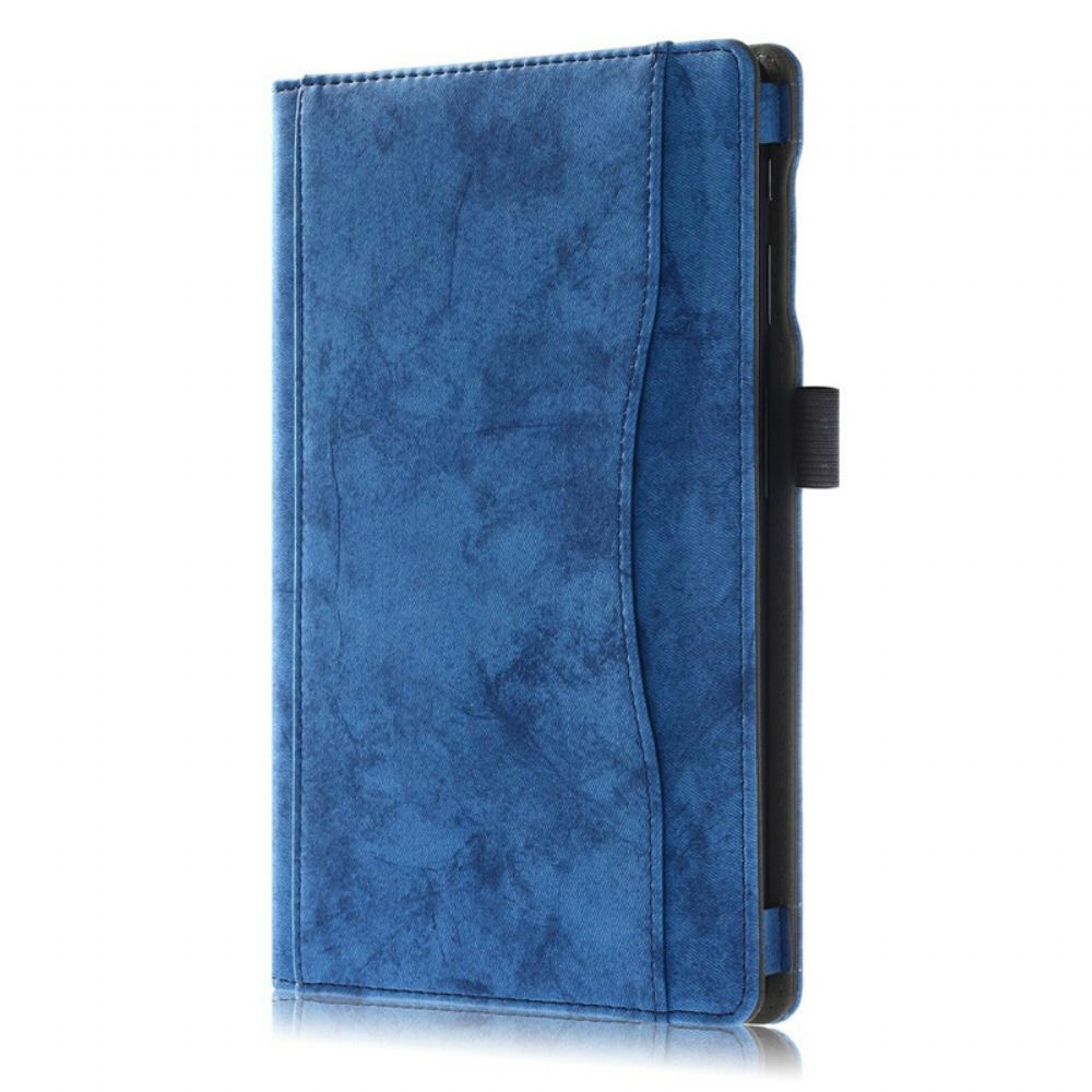 Pouzdra Na Samsung Galaxy Tab A 10.1 (2019) Obchodní Kožený Efekt