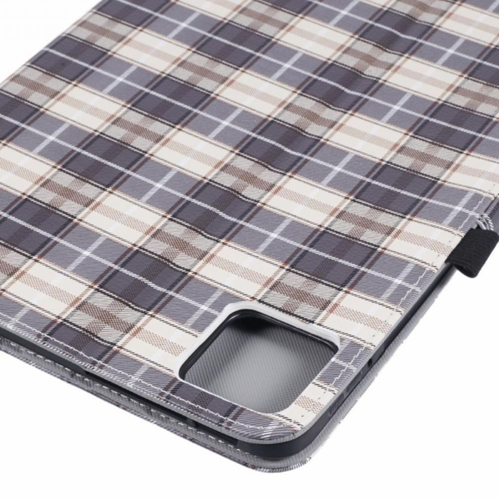 Kožený Kryt Xiaomi Pad 6s Pro Mřížka Vzoru