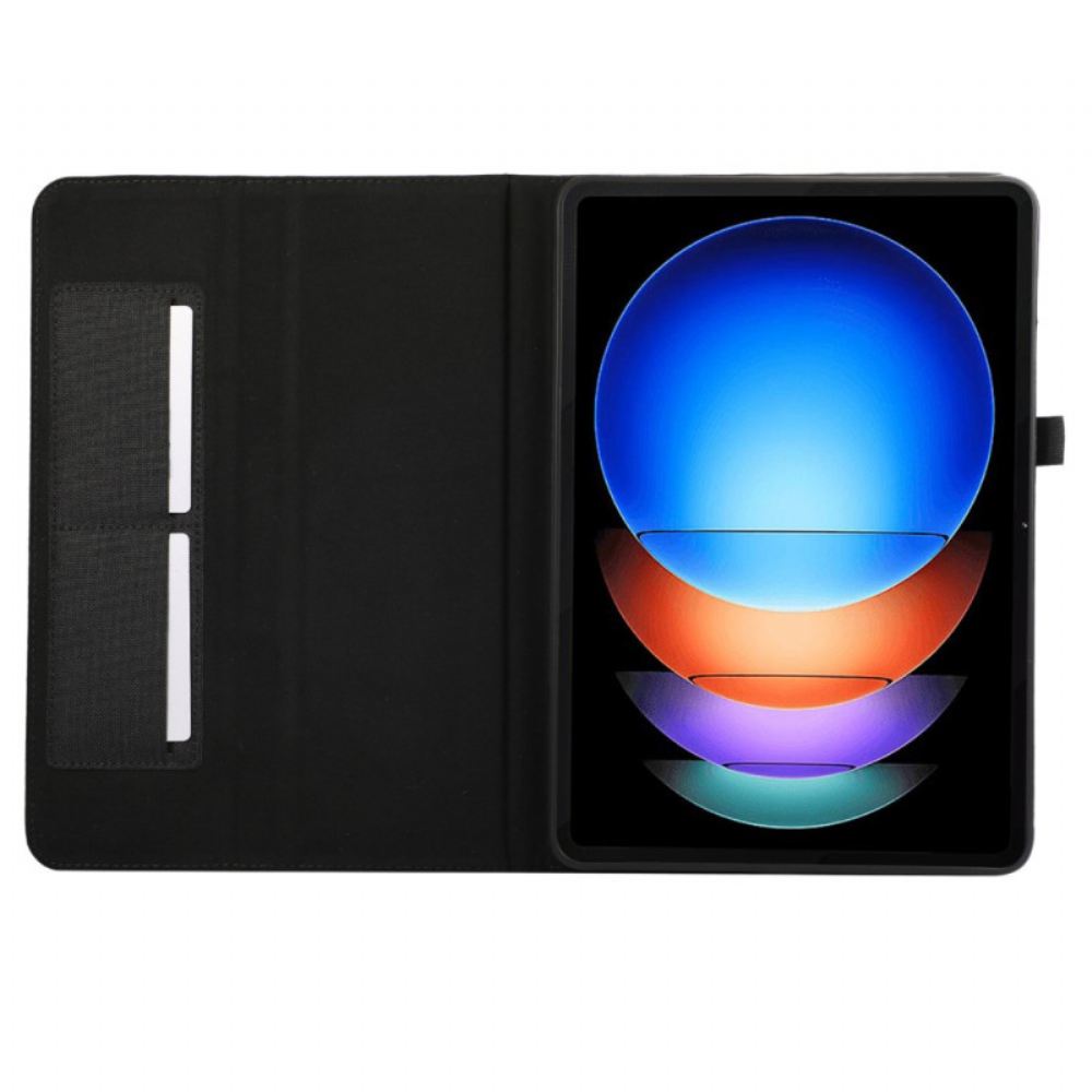 Pouzdra Xiaomi Pad 6s Pro Kryty Na Mobil Textura Látky