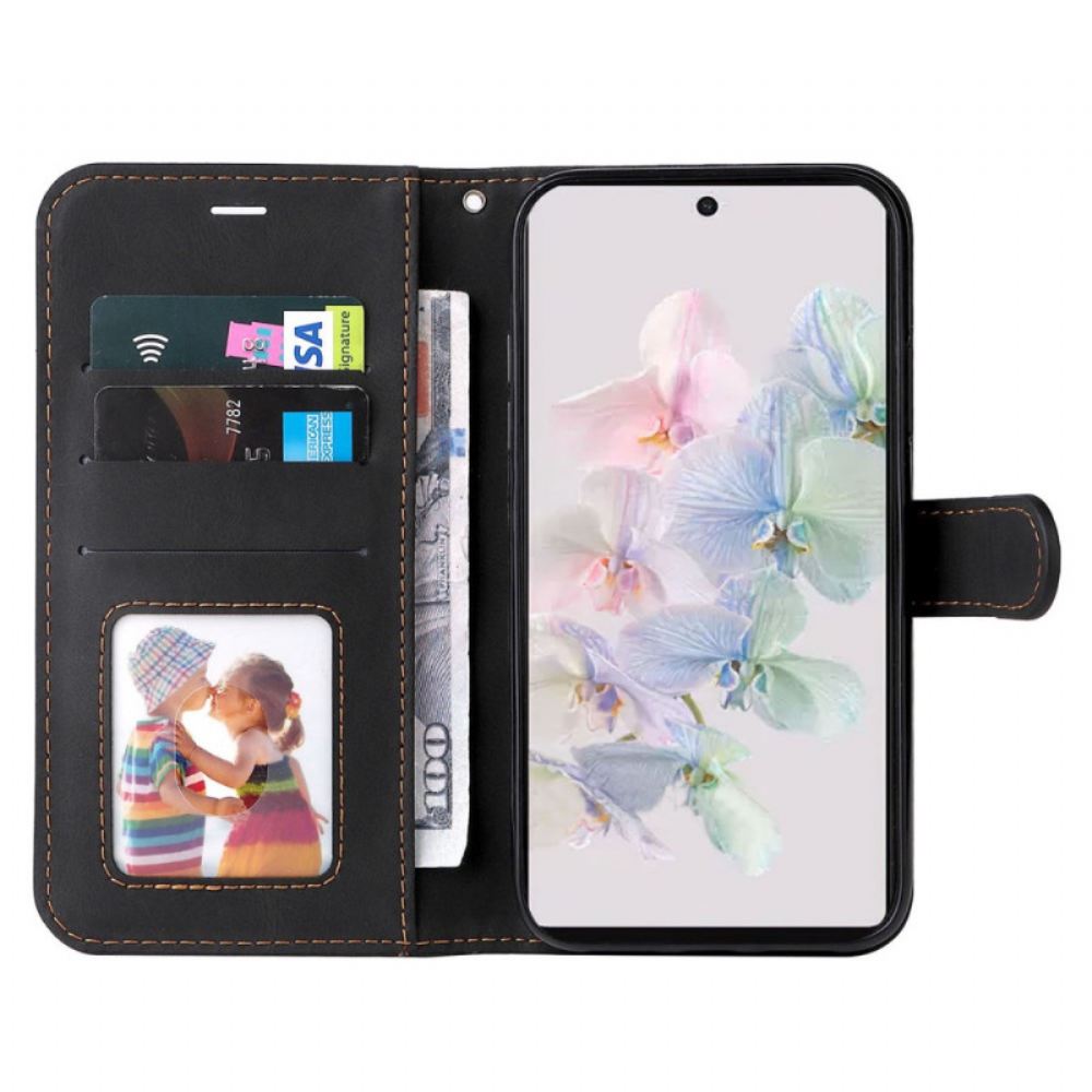 Flipové Pouzdro Na Google Pixel 7 Na Lana Tricolor Strappy