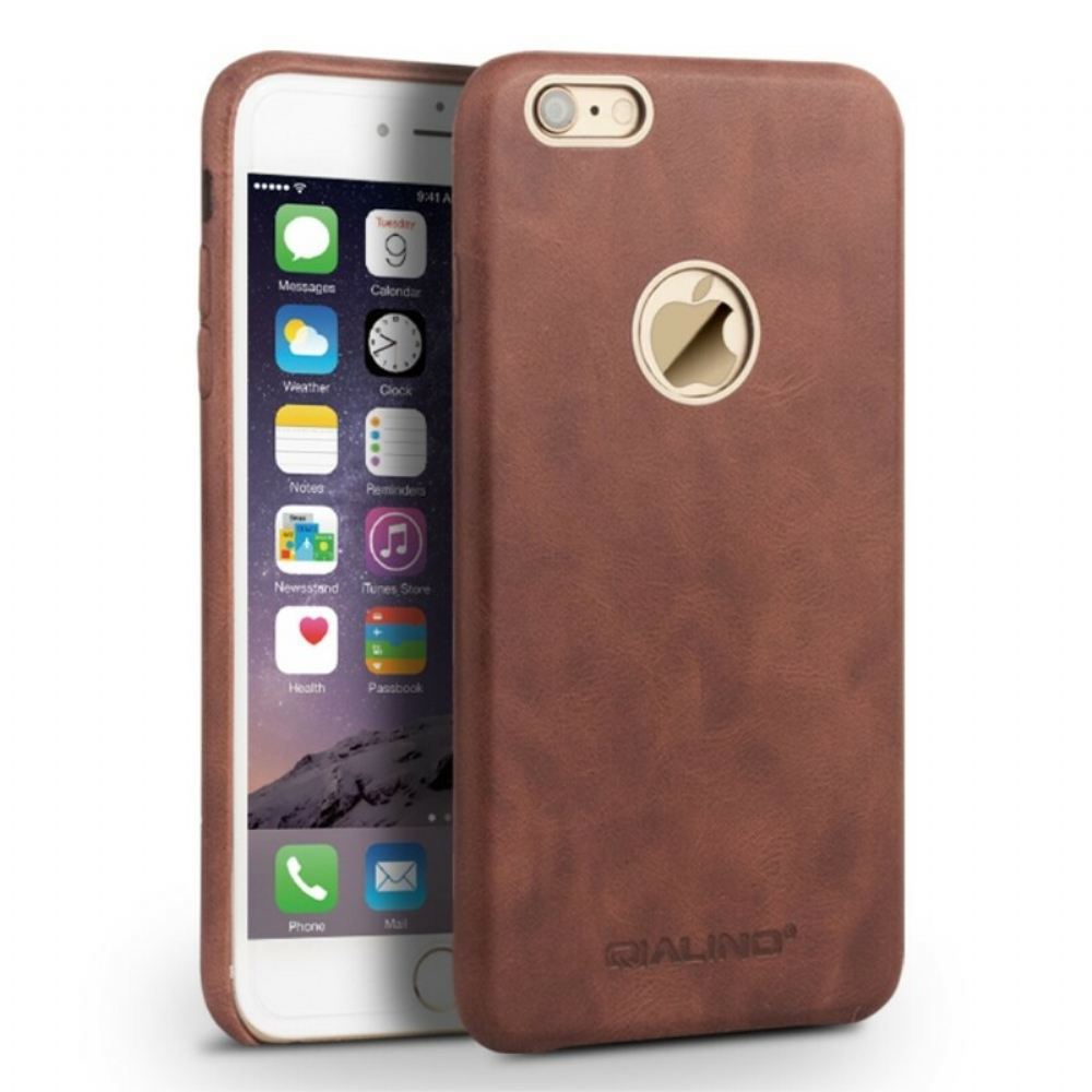 Kryt Na iPhone 6 Plus / 6S Plus Pravá Kůže - Qialino