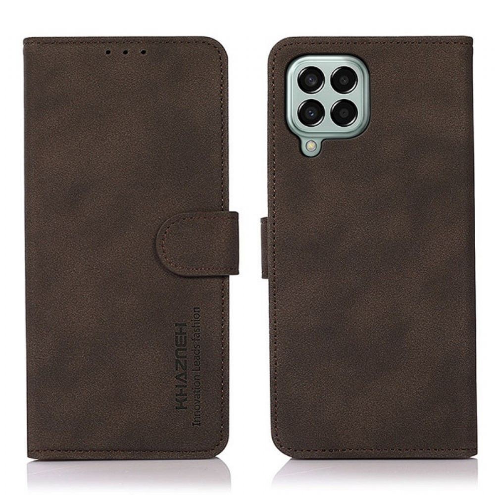 Kožené Pouzdro Na Samsung Galaxy M33 5G Imitace Kůže Khazneh