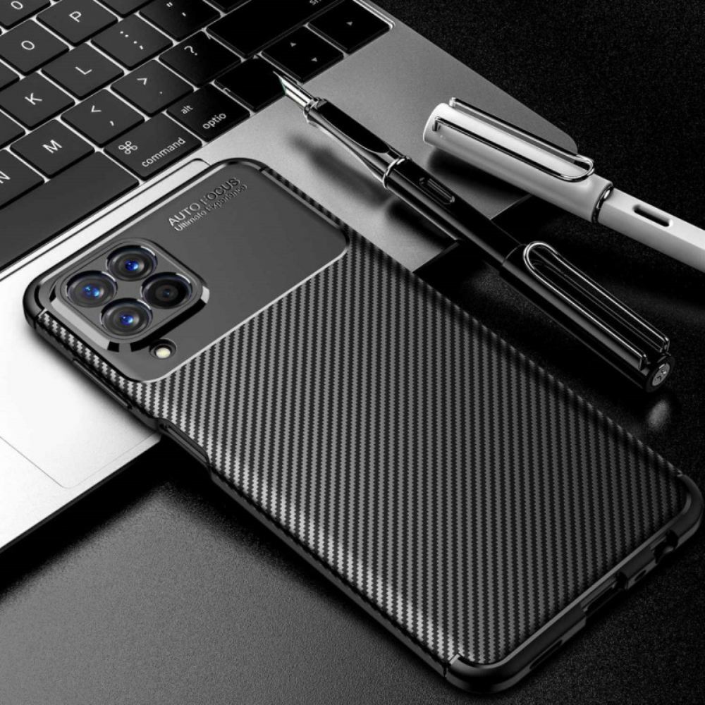 Kryt Na Samsung Galaxy M33 5G Flexibilní Uhlíkové Vlákno