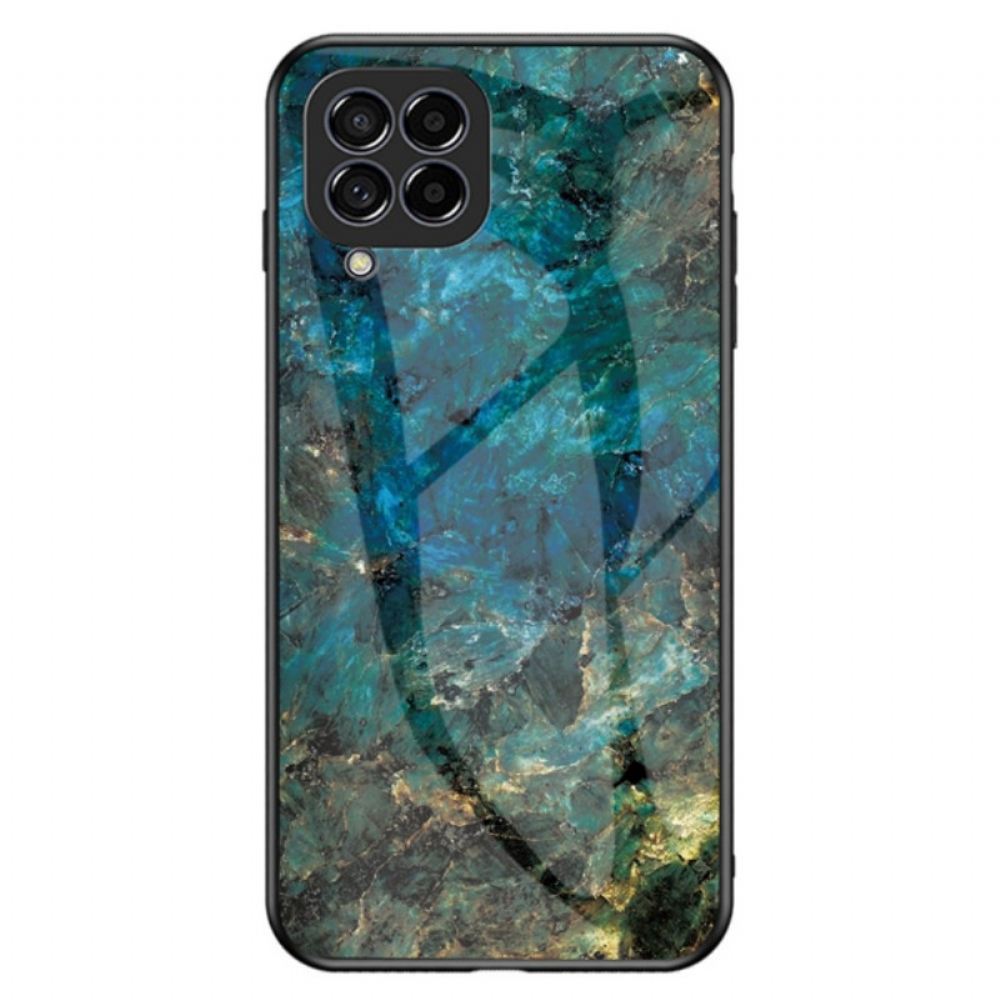 Kryt Na Samsung Galaxy M33 5G Mramorové Tvrzené Sklo