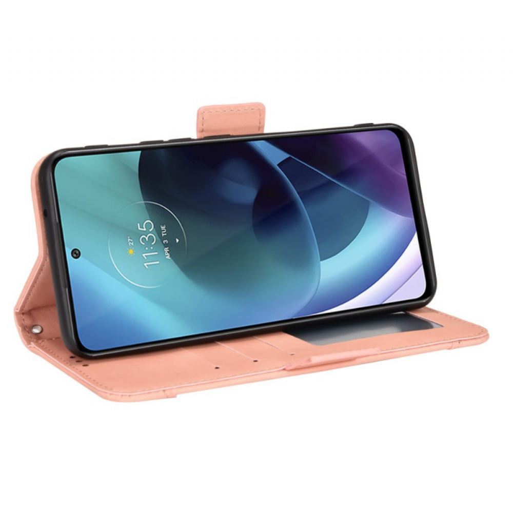 Flipové Pouzdro Na Moto G31 / Moto G41 Multi-card První Třídy