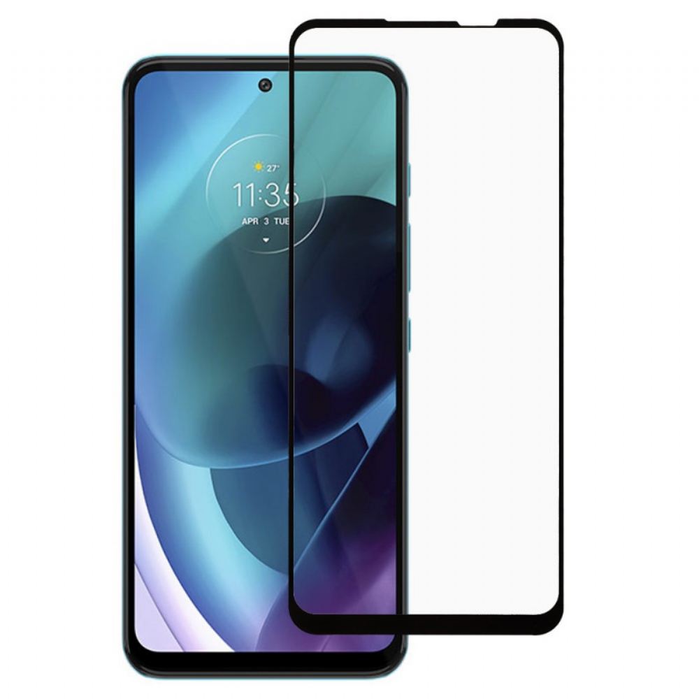 Ochranné Tvrzené Sklo Moto G41 / G31 Black Contour