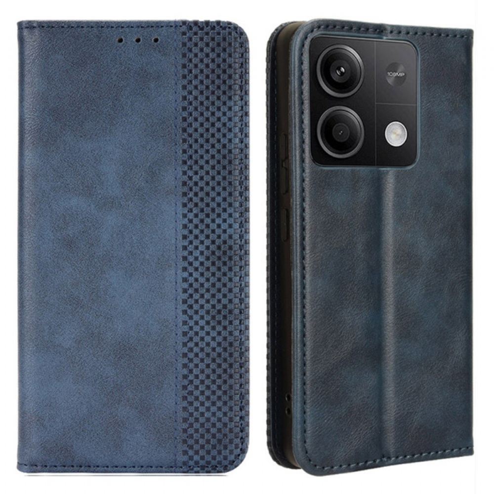 Kožené Pouzdro Folio Na Xiaomi Redmi Note 13 5g Ročník