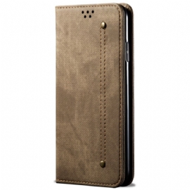 Kožené Pouzdro Folio Xiaomi Redmi Note 13 5g Jeanns Látka