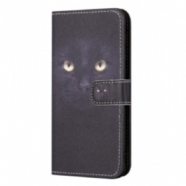 Kožený Kryt Na Xiaomi Redmi Note 13 5g Strappy Cat Eyes