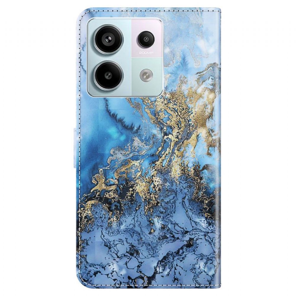 Kožený Kryt Na Xiaomi Redmi Note 13 5g Údolí Bauhinia V Lanière