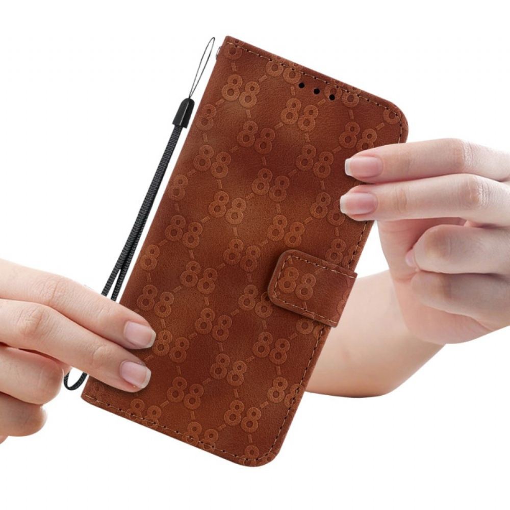 Kožený Kryt Xiaomi Redmi Note 13 5g Design 88 S Popruhem