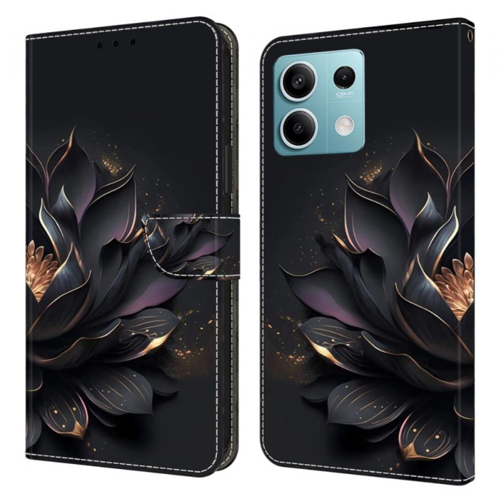 Kožený Kryt Xiaomi Redmi Note 13 5g Fialový Lotos
