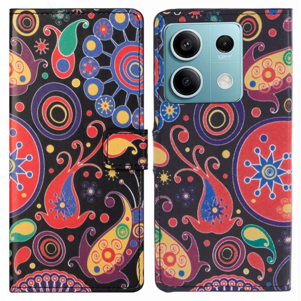 Kožený Kryt Xiaomi Redmi Note 13 5g Galaxy Pattern