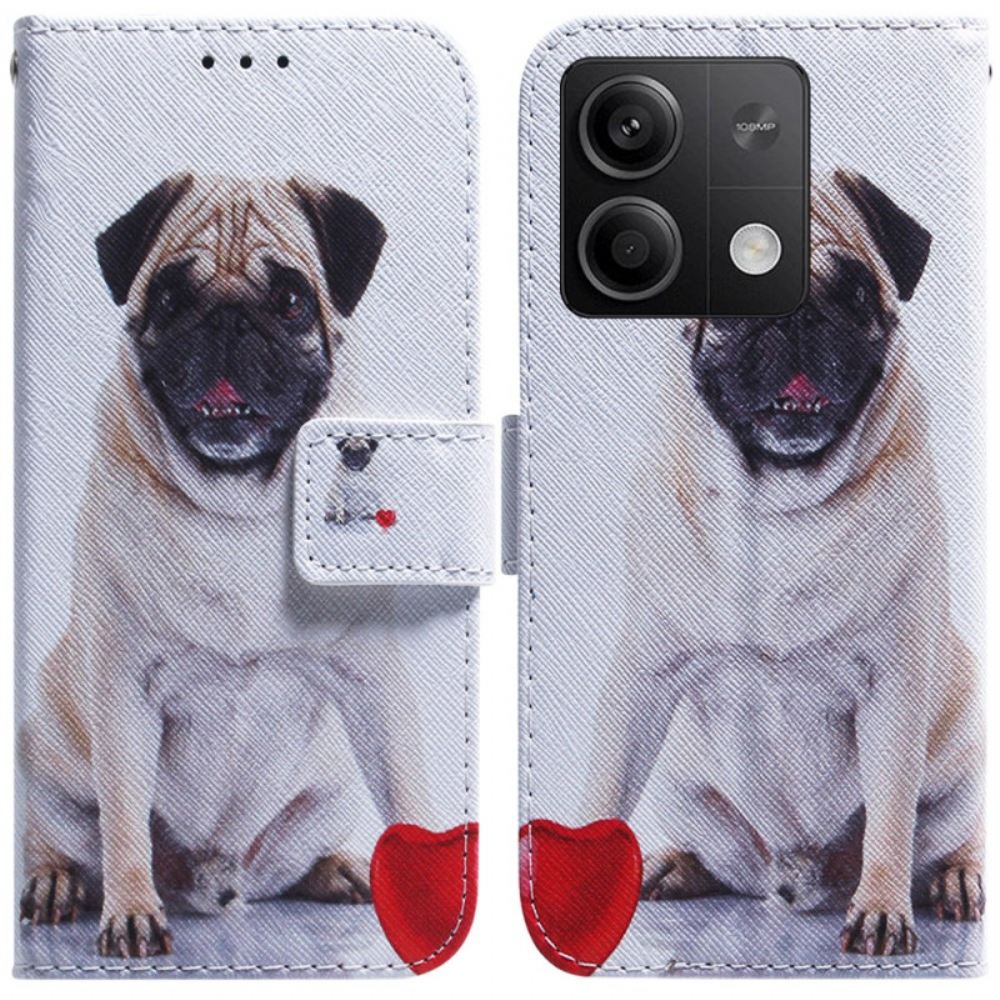 Kožený Kryt Xiaomi Redmi Note 13 5g Mops Pes
