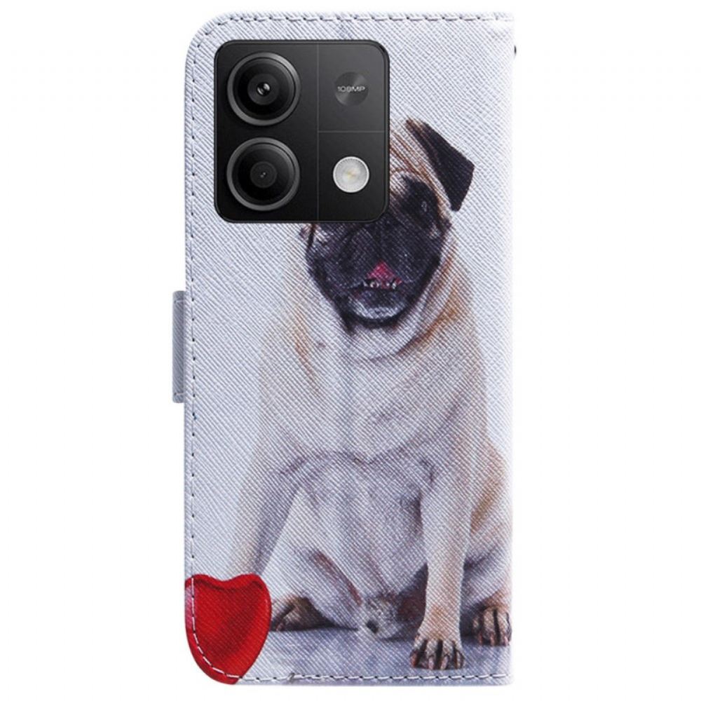 Kožený Kryt Xiaomi Redmi Note 13 5g Mops Pes