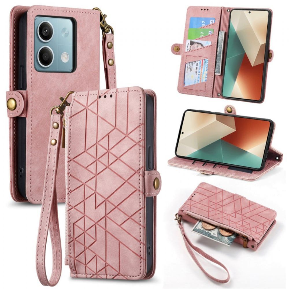Kožený Kryt Xiaomi Redmi Note 13 5g Retro Efekt S Páskem